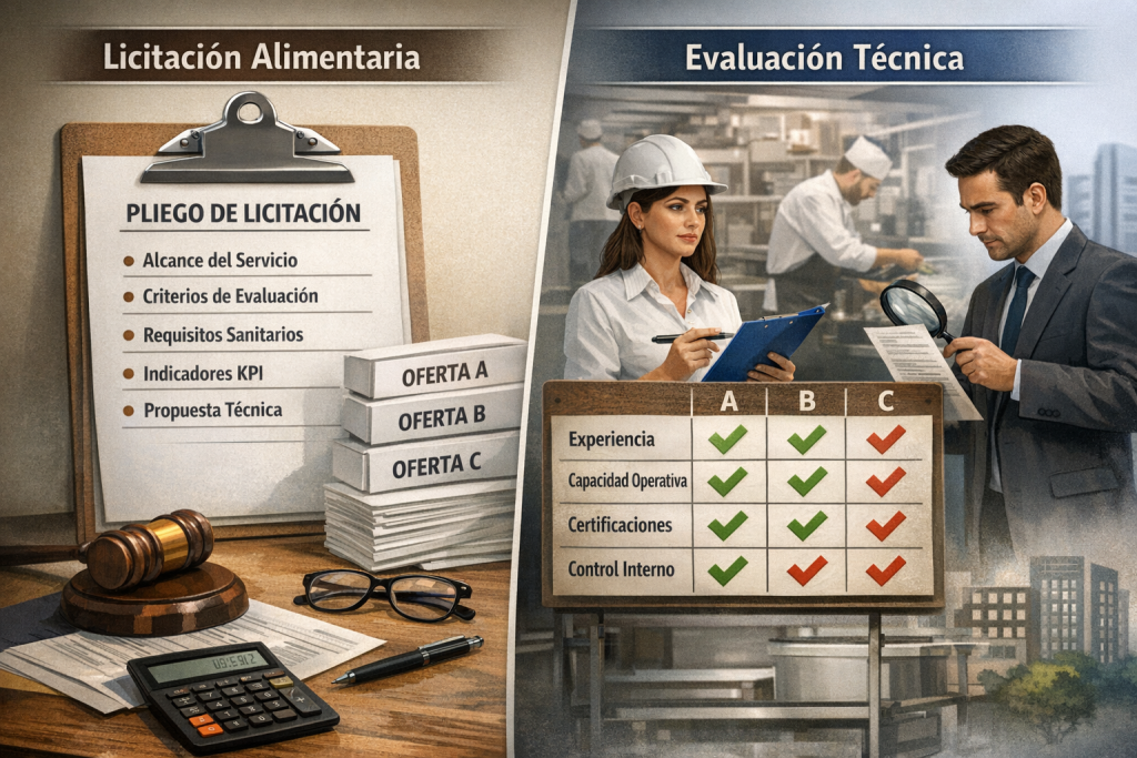 Cómo estructurar una licitación para concesión alimentaria sin perder control del servicio