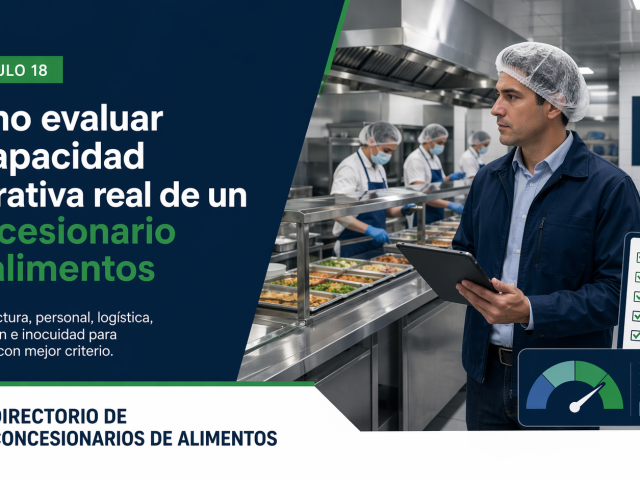 Cómo evaluar la capacidad operativa real de un concesionario de alimentos