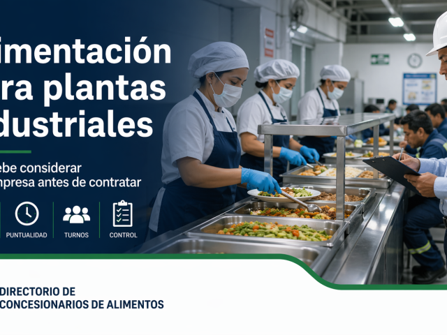 Alimentación para plantas industriales: qué debe considerar una empresa antes de contratar